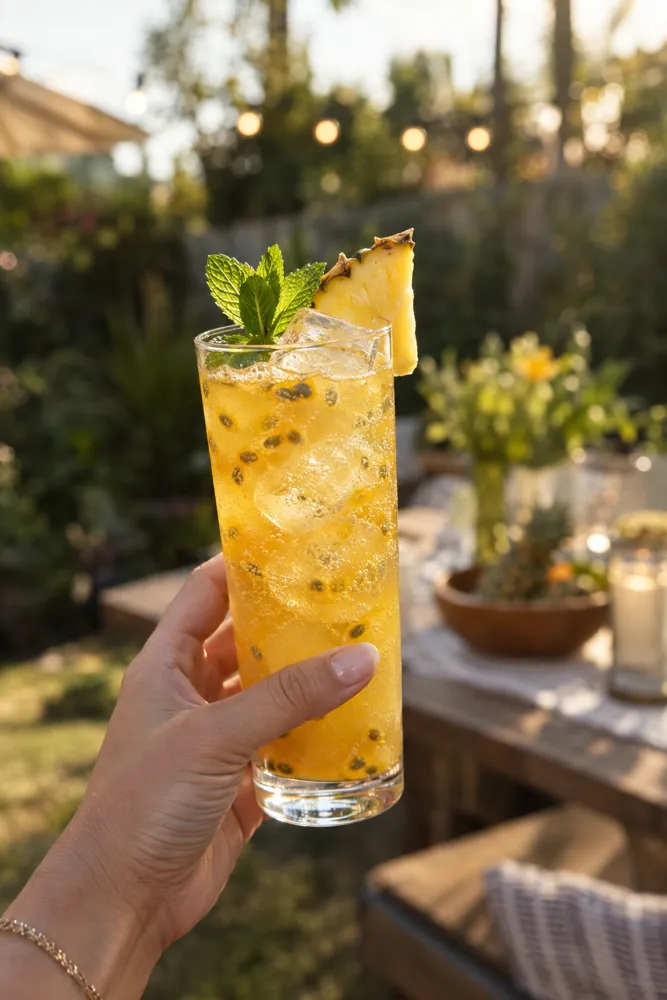 La Reserva de Julieta, a passion fruit and pineapple tequila highball